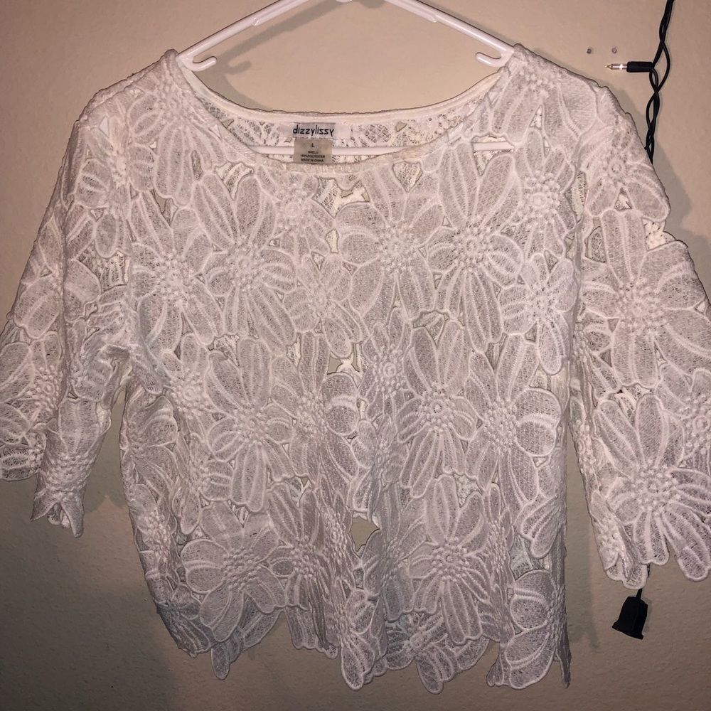 White Flower Shirt